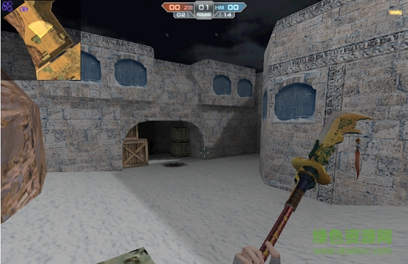 cs1.6雪地沙漠地图