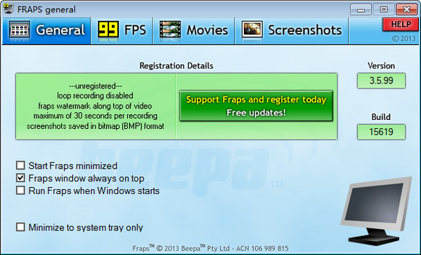 游戏录像截图软件 游戏录像截图软件(fraps)