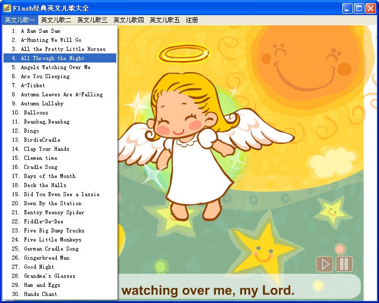 flash原声经典英语儿歌