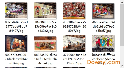 酒吧墙面涂鸦图片