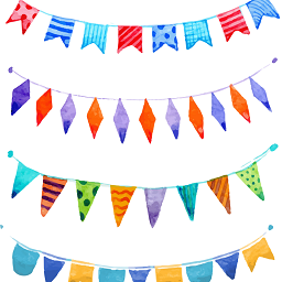 小彩旗图片素材下载免费版