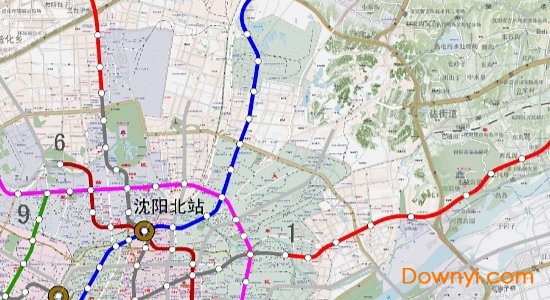沈阳地铁规划线路图最新版