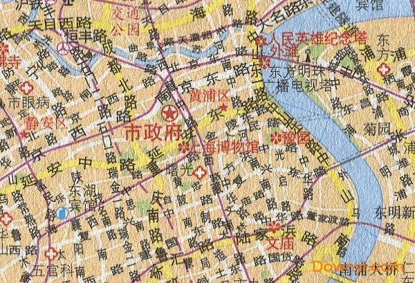上海城区交通地图最新版