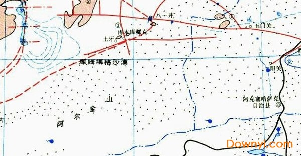 罗布泊行车路线图