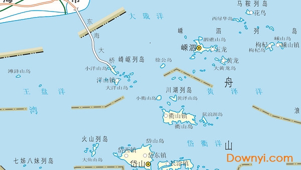 舟山地图 舟山市地图全图
