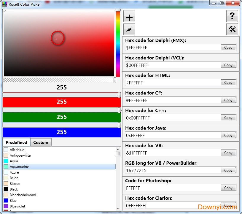 roselt color picker使用教程2 roselt color picker软件2