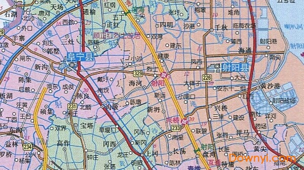 盐城市地图全图