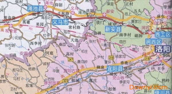 洛阳地图最新高清版