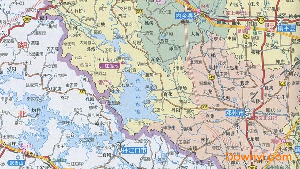 南阳地图全图高清版