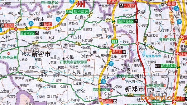 郑州地图 郑州地图全图可放大