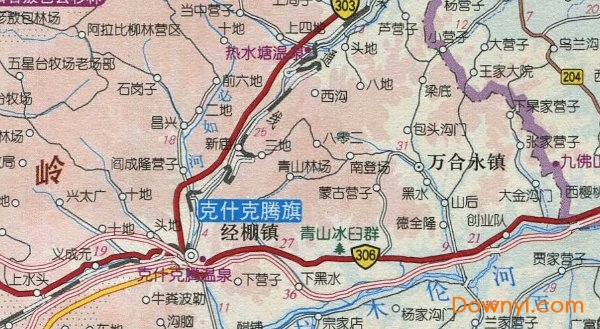 赤峰克什克腾旗地图高清版 克什克腾旗高清地图