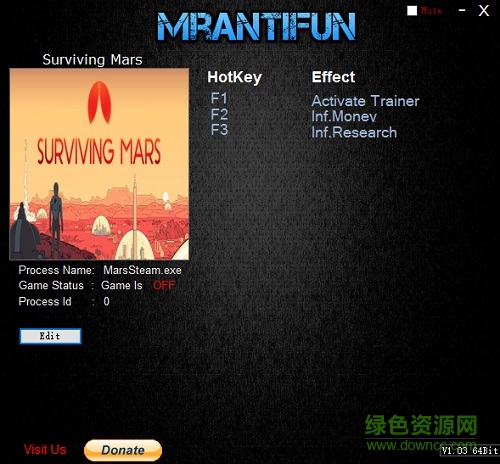 火星求生无限金钱研究修改器 火星求生修改器