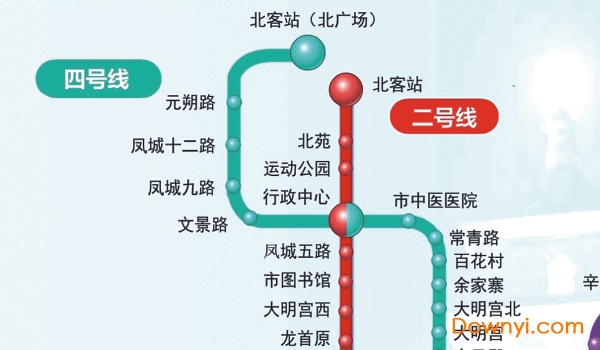 2019西安地铁线路图完整版