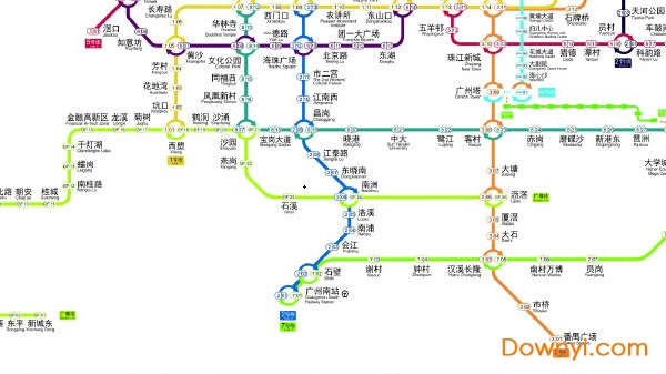 广州地铁规划图2025版