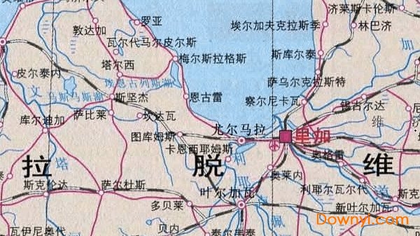 拉脱维亚地图免费版