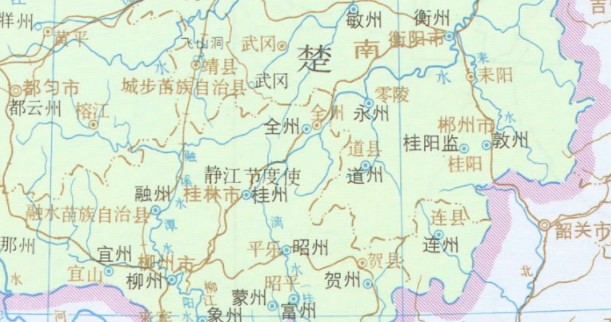 南楚地图高清版