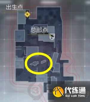 使命召唤手游坠机之地总部点位在哪