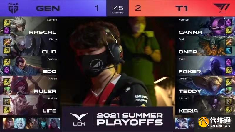 Faker是Goat！T1击溃GG打破魔咒，LOL官方发文致敬，笑笑的话应验