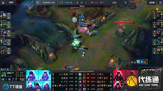 LOL-LPL：Flandre刀妹单杀Ale杰斯，EDG