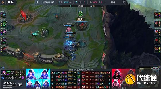 LOL-LPL：Flandre刀妹单杀Ale杰斯，EDG