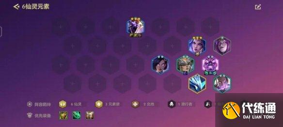 《金铲铲之战》仙灵元素阵容推荐