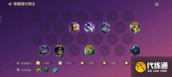 《金铲铲之战》帝国潜行者阵容推荐