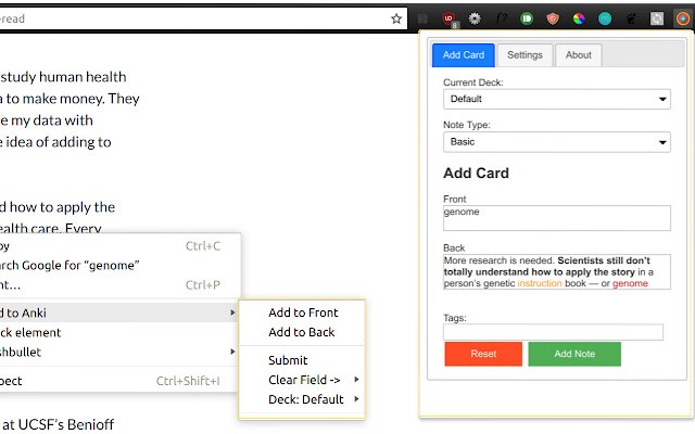 Anki 快速加法器