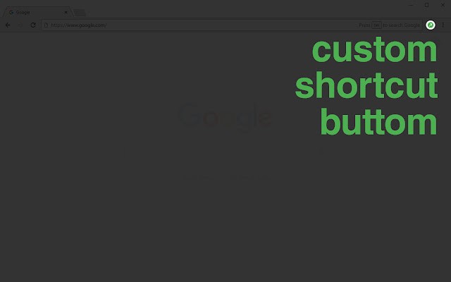 custom shortcut button插件