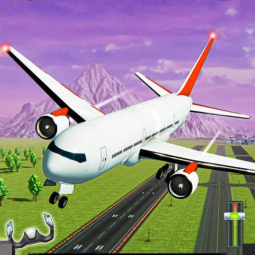 去飞机飞行员飞行模拟器 3d：城市飞机飞行游戏