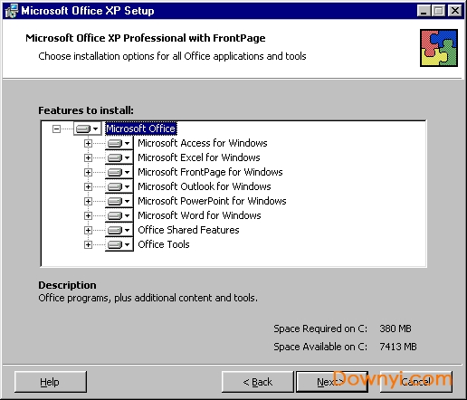 microsoft office xp免费修改版 office xp中文修改版