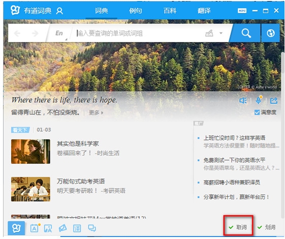 有道词典划词插件