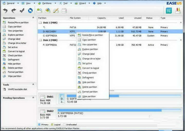 7tools Partition Manager