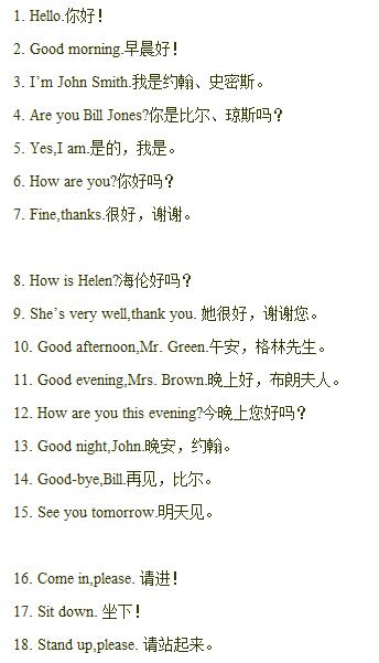 日常常用英语口语900句