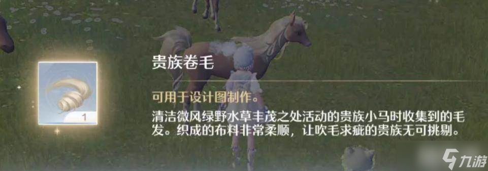 《无限暖暖》贵族卷毛作用