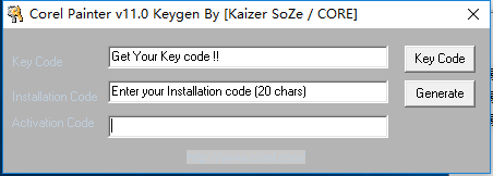 corel painter 11注册机软件