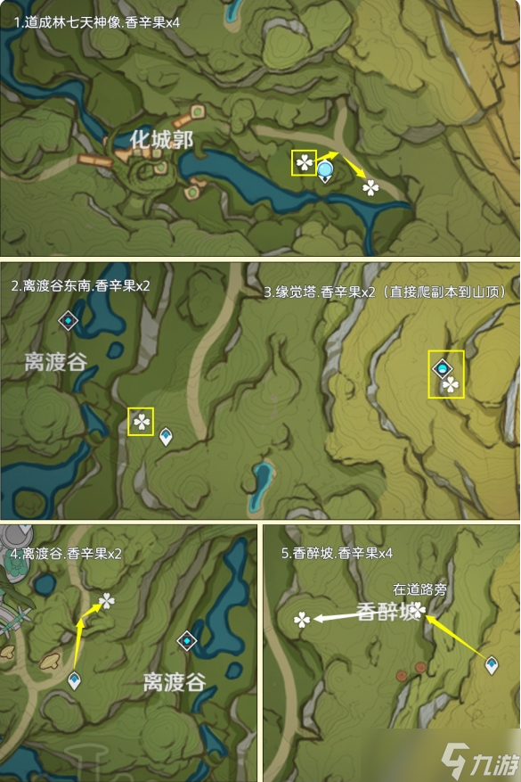 原神香辛果怎么获得